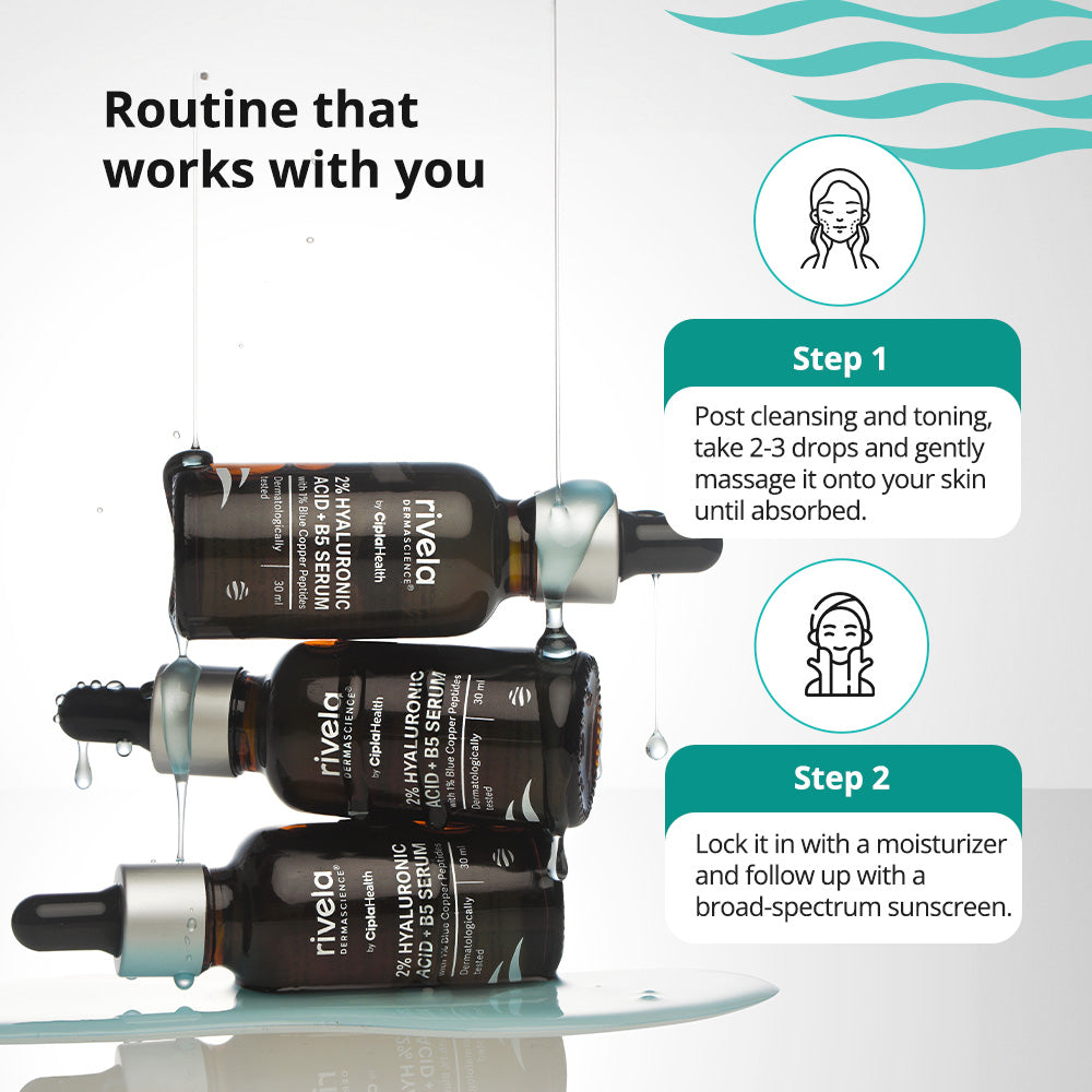 2% Hyaluronic Acid + B5 Serum – Rivela Dermascience