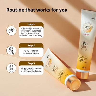 Rivela Lite Sunscreen SPF 50