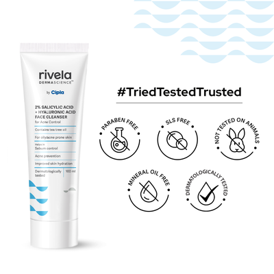 2% Salicylic Acid + Hyaluronic Acid Face Cleanser
